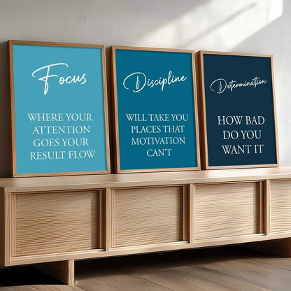 Motivational Wall Art Paintings for Living Room - Wall Poster With frames by Kotart store