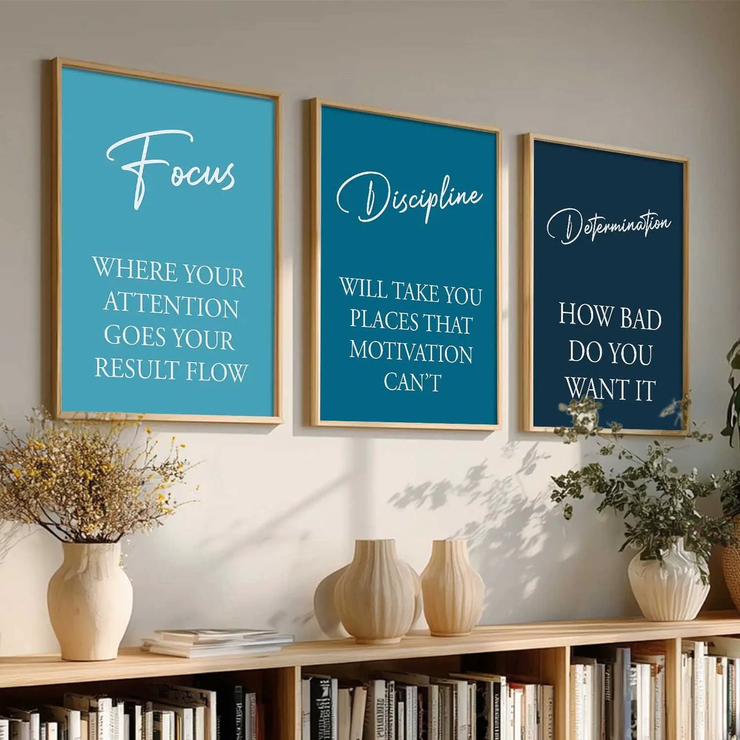 Motivational Wall Art Paintings for Living Room - Wall Poster With frames by Kotart store