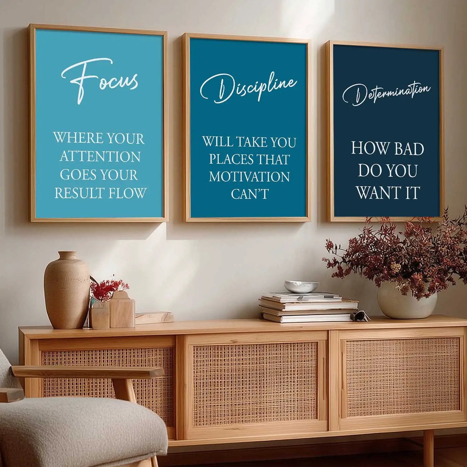Motivational Wall Art Paintings for Living Room - Wall Poster With frames by Kotart store