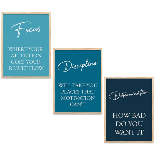 Motivational  Wall Art Paintings for Living Room - Wall Poster With frames