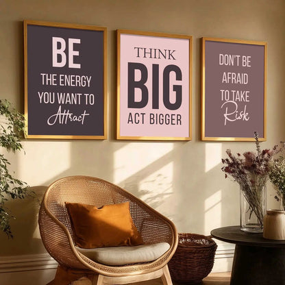 Motivational Wall Art Paintings for Living Room - Wall Poster With frames by Kotart store