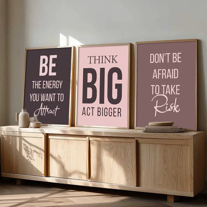 Motivational Wall Art Paintings for Living Room - Wall Poster With frames by Kotart store