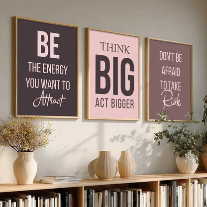 Motivational Wall Art Paintings for Living Room - Wall Poster With frames by Kotart store