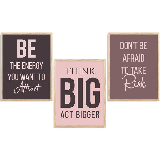 Motivational  Wall Art Paintings for Living Room - Wall Poster With frames