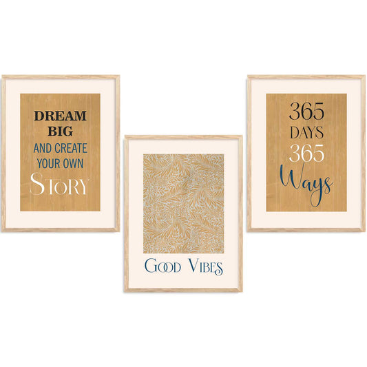 Quote  Wall Art  Paintings for Living Room - Wall Poster With frames
