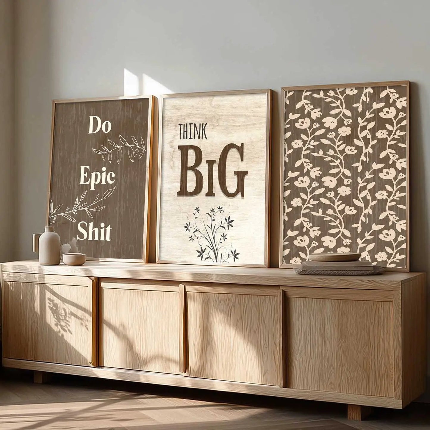 Quote Wall Art Paintings for Living Room - Wall Poster With frames by Kotart store