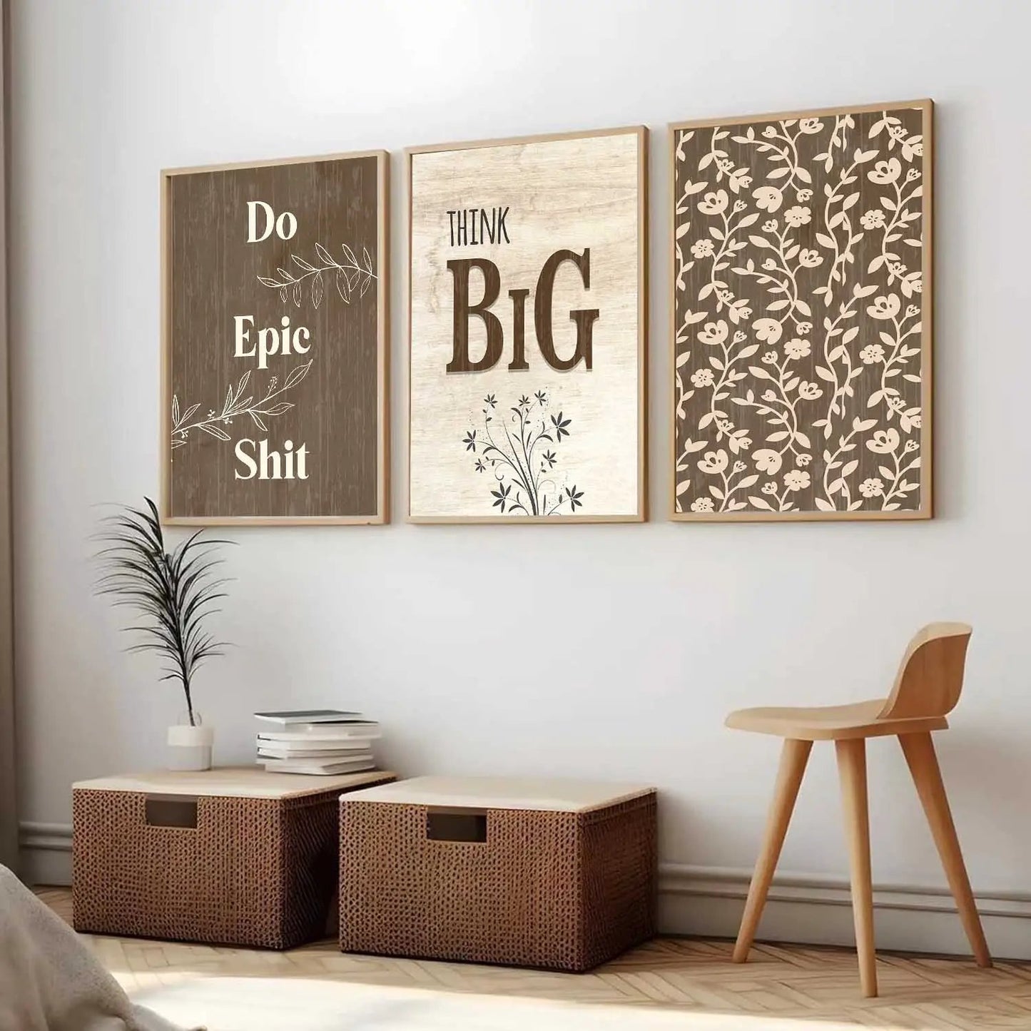 Quote Wall Art Paintings for Living Room - Wall Poster With frames by Kotart store