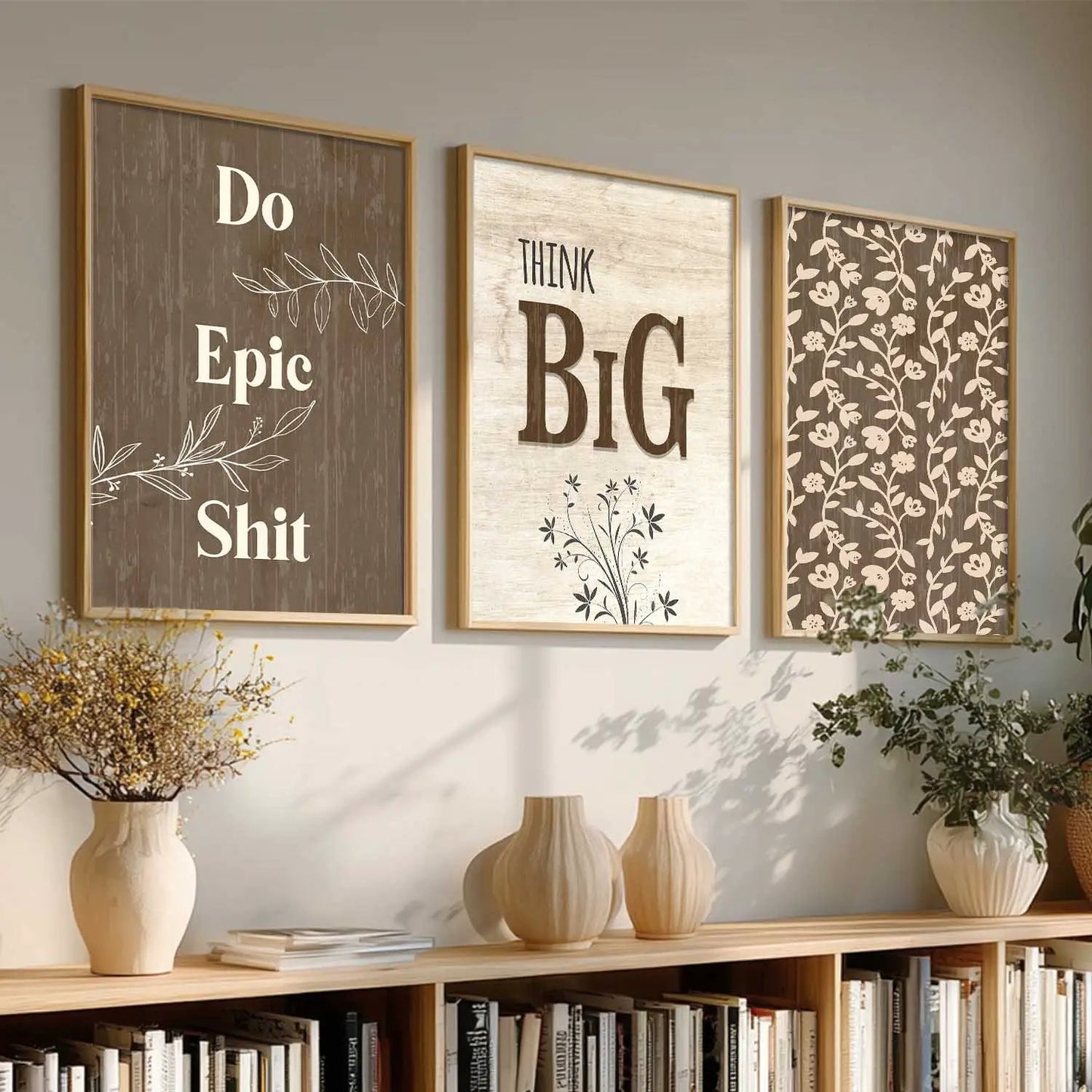 Quote Wall Art Paintings for Living Room - Wall Poster With frames by Kotart store