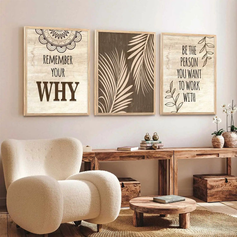 Motivational Wall Art Paintings for Living Room - Wall Poster With frames by Kotart store