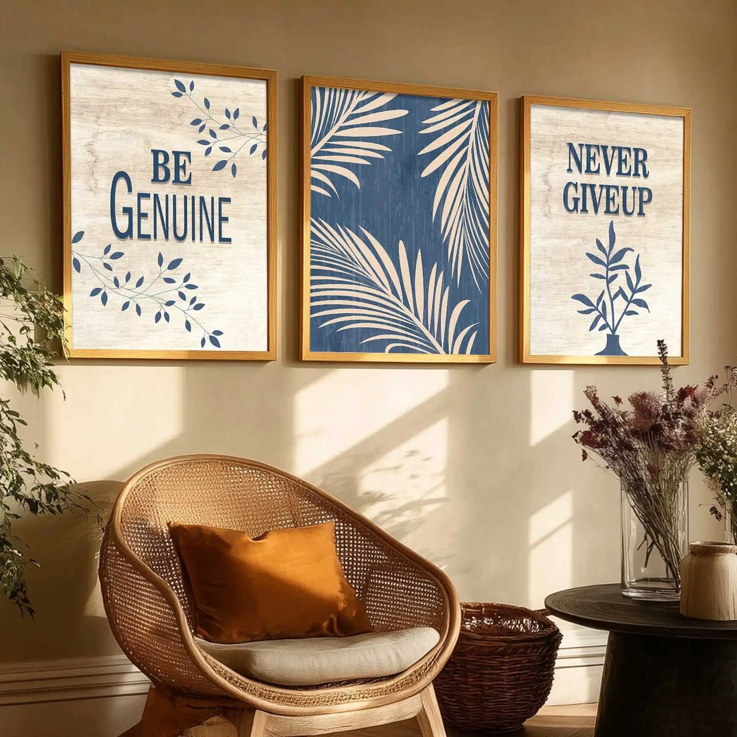 Quote Wall Art Paintings for Living Room - Wall Poster With frames by Kotart store