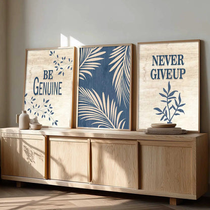 Quote Wall Art Paintings for Living Room - Wall Poster With frames by Kotart store