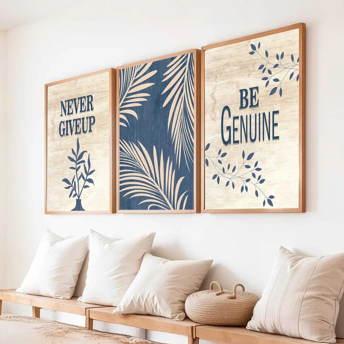 Quote Wall Art Paintings for Living Room - Wall Poster With frames by Kotart store