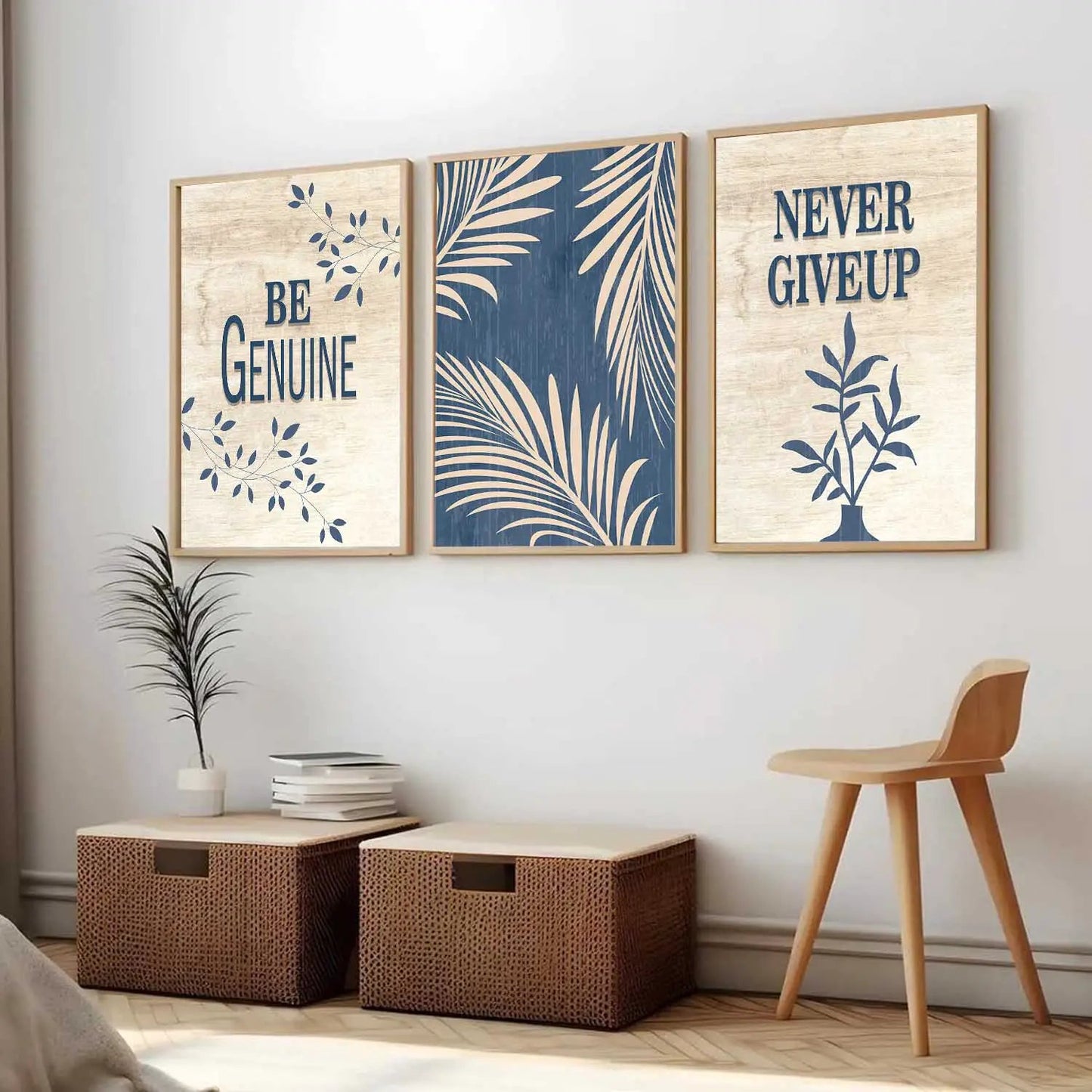Quote Wall Art Paintings for Living Room - Wall Poster With frames by Kotart store