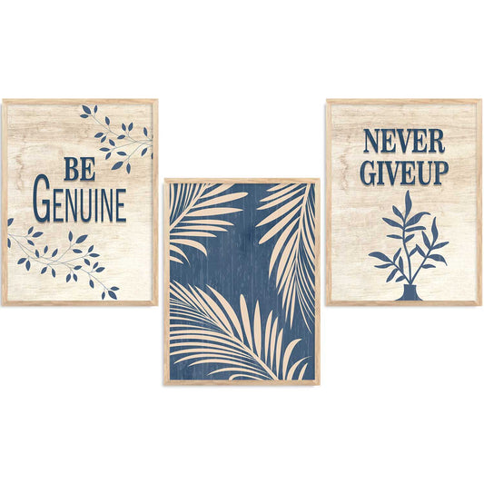 Quote  Wall  Art  Paintings for Living Room - Wall Poster With frames