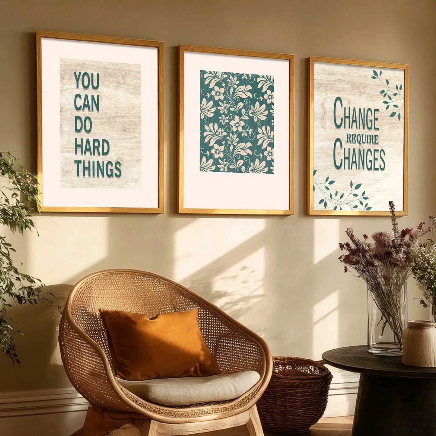 Quote Wall Art Paintings for Living Room - Wall Poster With frames by Kotart store