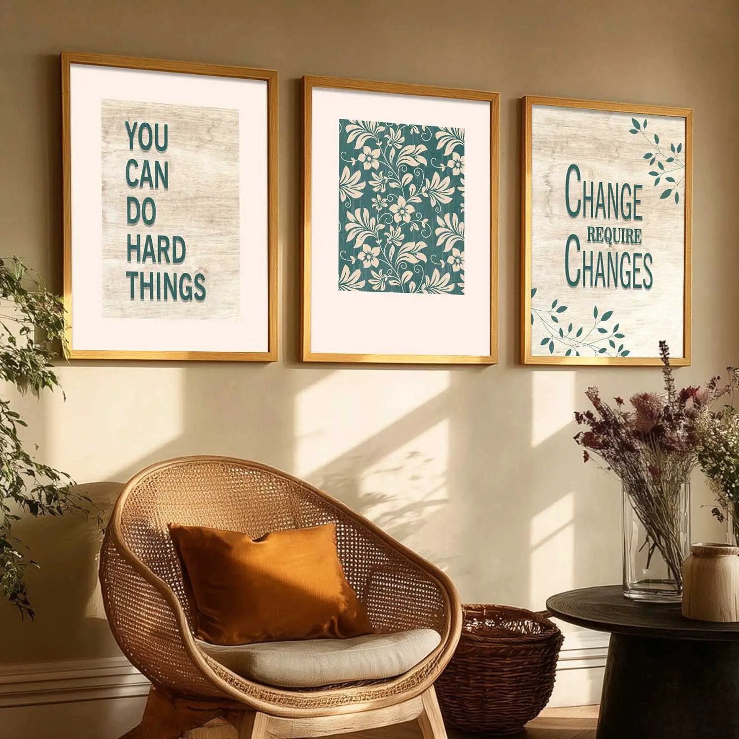 Quote Wall Art Paintings for Living Room - Wall Poster With frames by Kotart store