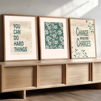 Quote Wall Art Paintings for Living Room - Wall Poster With frames by Kotart store