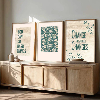 Quote Wall Art Paintings for Living Room - Wall Poster With frames by Kotart store