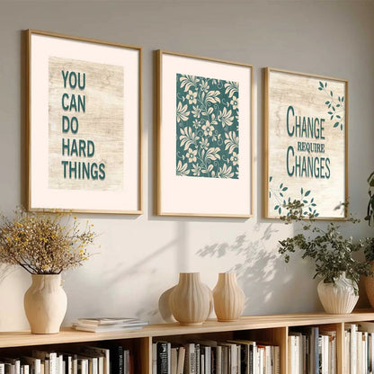 Quote Wall Art Paintings for Living Room - Wall Poster With frames by Kotart store