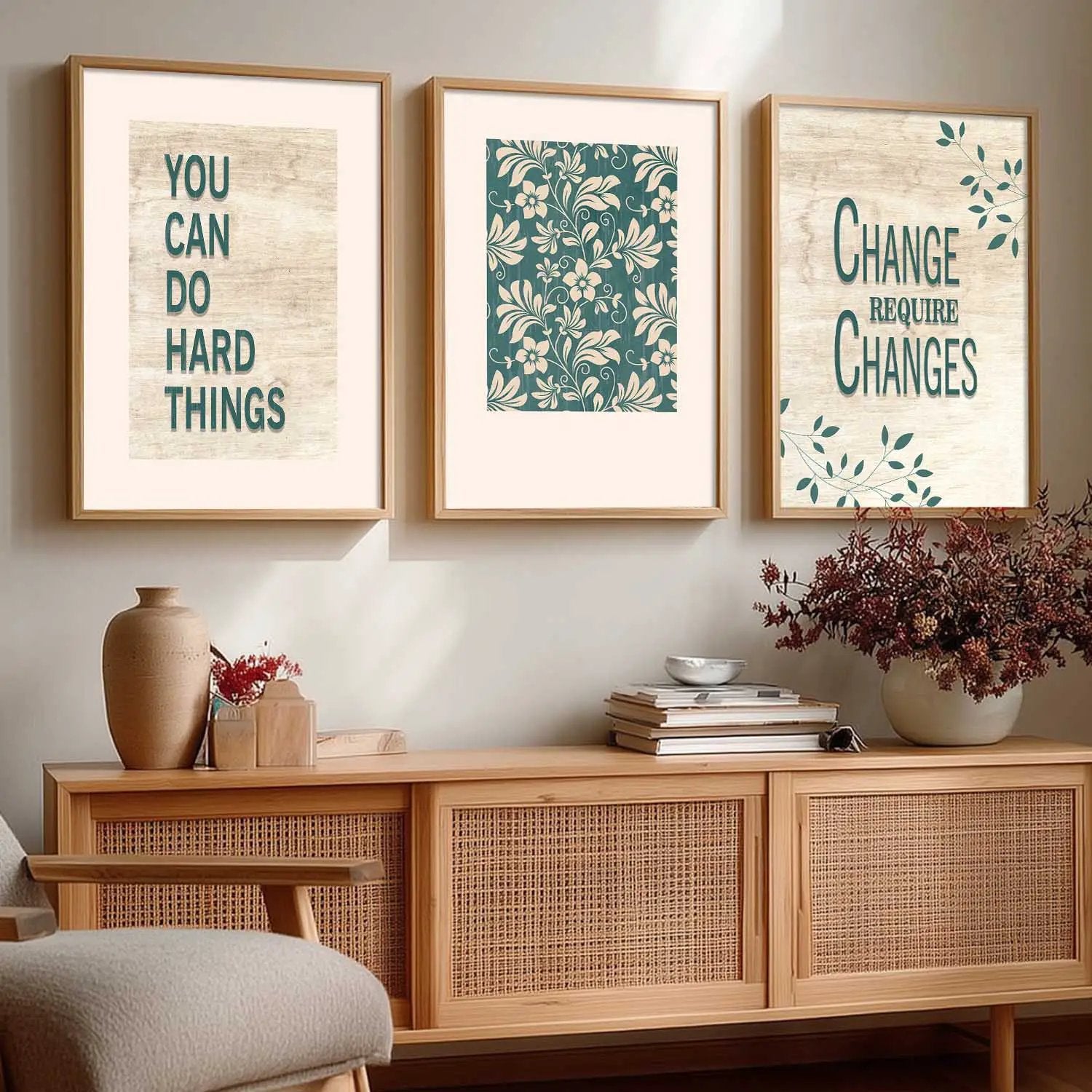 Quote Wall Art Paintings for Living Room - Wall Poster With frames by Kotart store