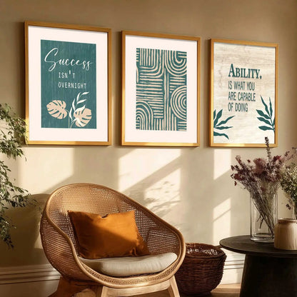 Quote Wall Art Paintings for Living Room - Wall Poster With frames by Kotart store