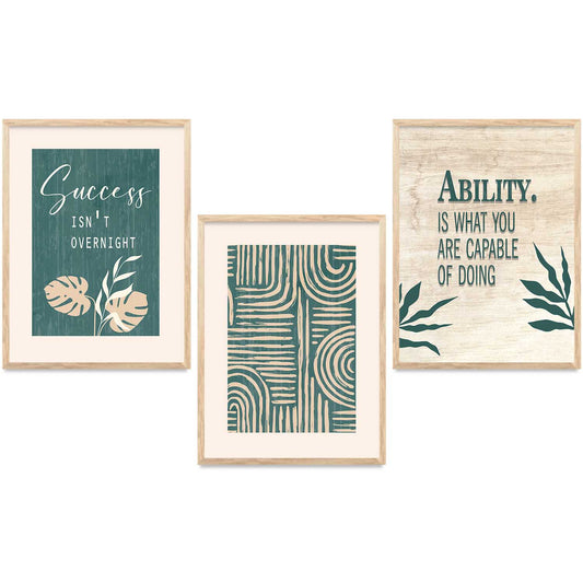 Quote  Wall  Art  Paintings for Living Room - Wall Poster With frames