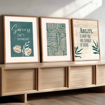 Quote Wall Art Paintings for Living Room - Wall Poster With frames by Kotart store