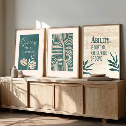 Quote Wall Art Paintings for Living Room - Wall Poster With frames by Kotart store