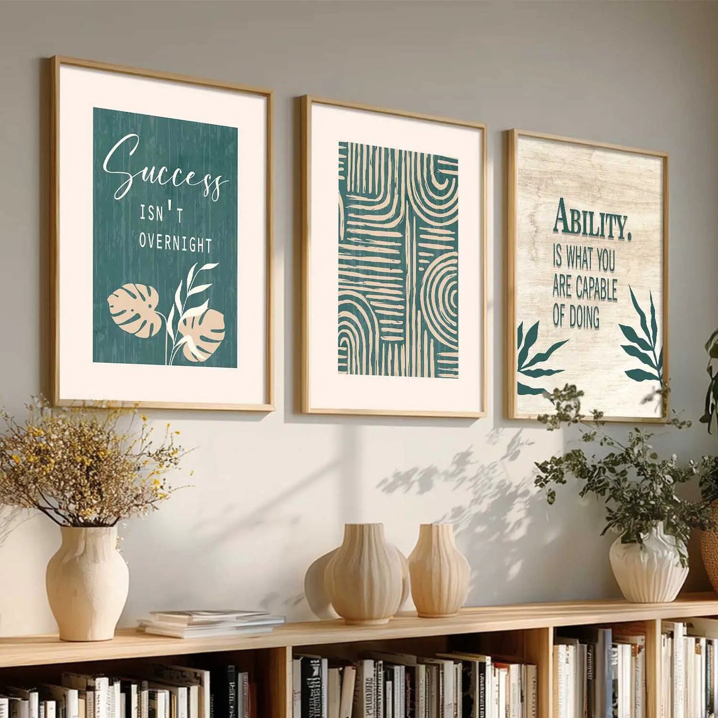 Quote Wall Art Paintings for Living Room - Wall Poster With frames by Kotart store