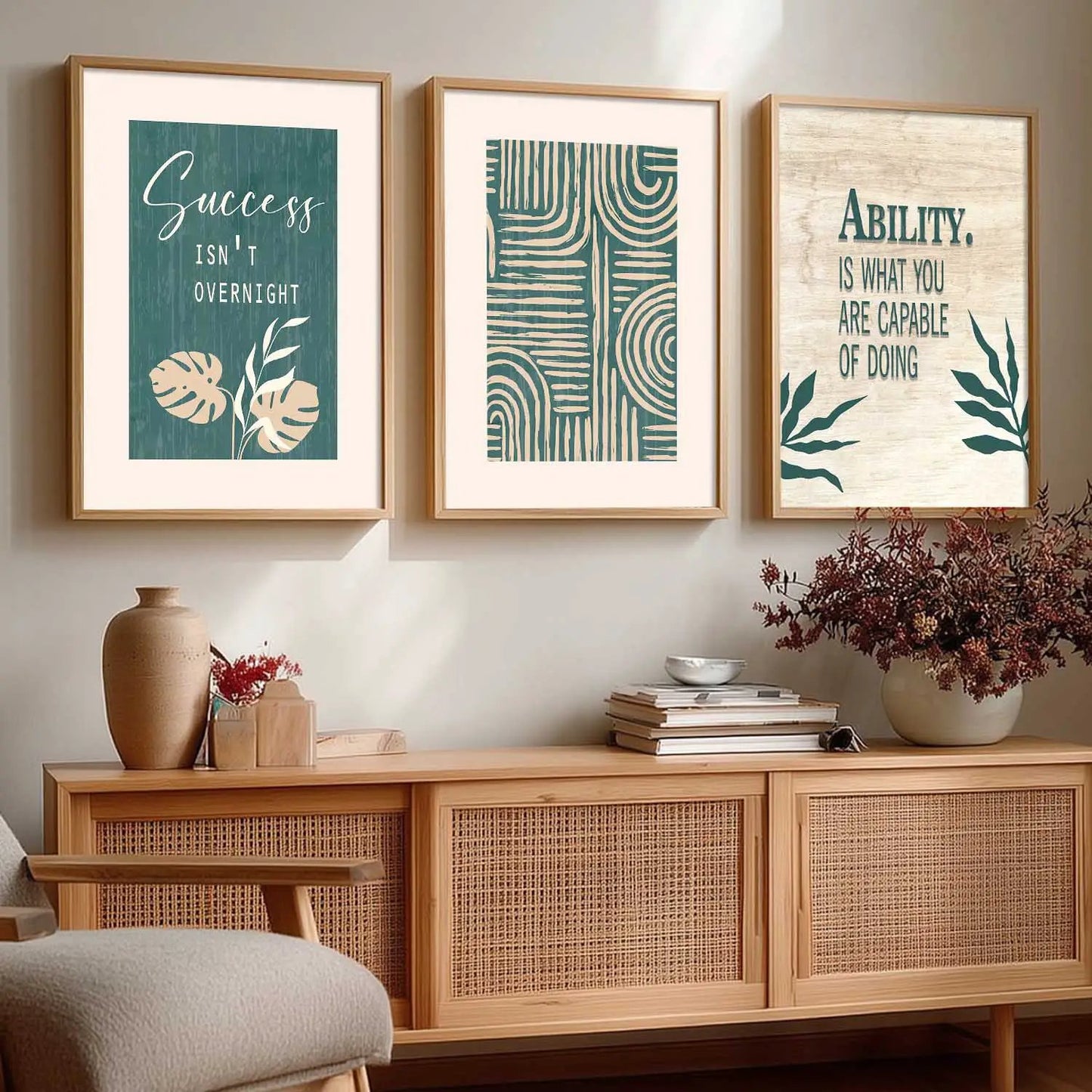 Quote Wall Art Paintings for Living Room - Wall Poster With frames by Kotart store