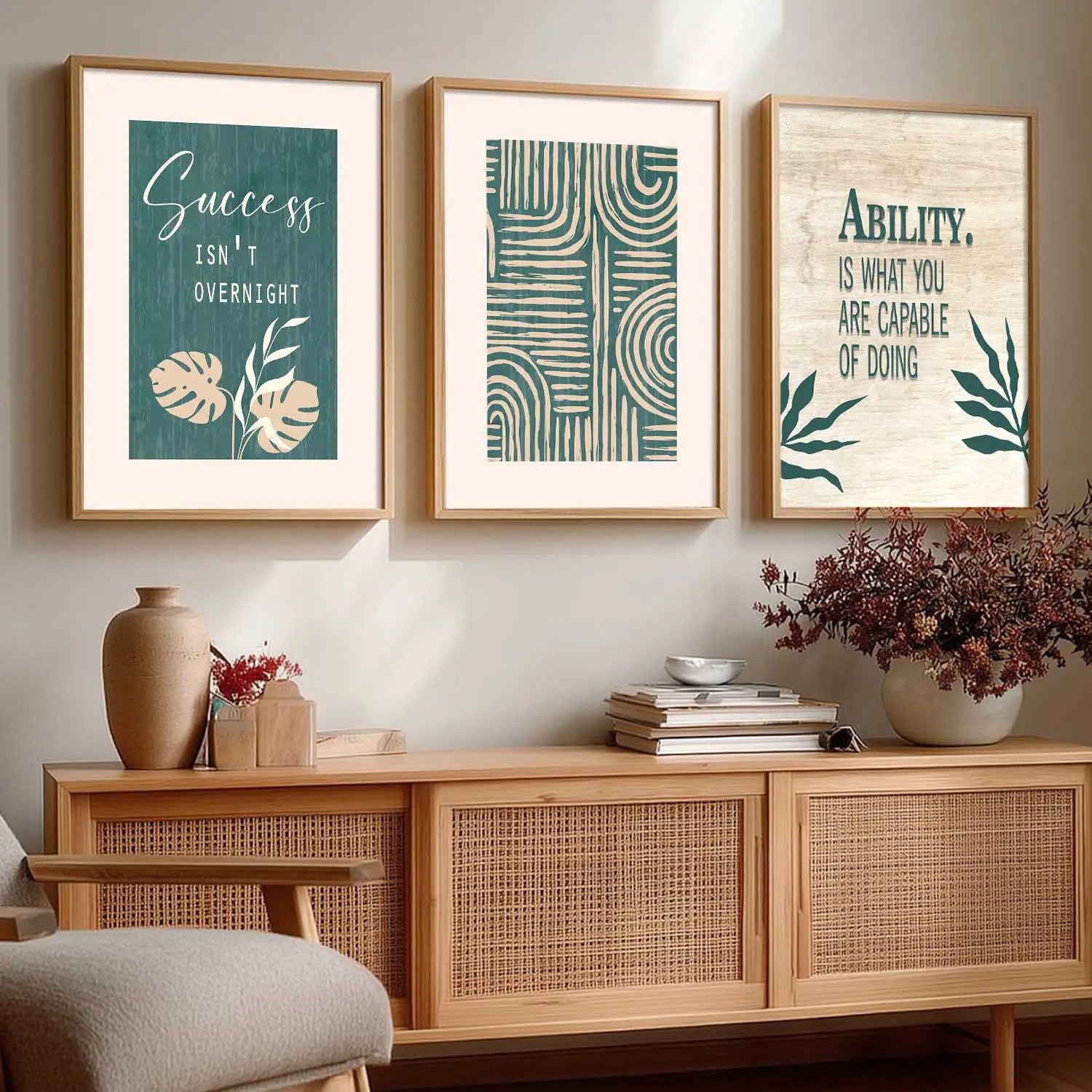 Quote Wall Art Paintings for Living Room - Wall Poster With frames by Kotart store