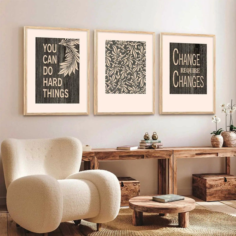 Motivational Wall Art Paintings for Living Room - Wall Poster With frames by Kotart store