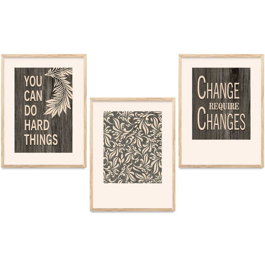 Motivational  Wall Art Paintings for Living Room - Wall Poster With frames