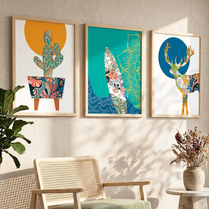 Contemporary Minimalistic Combos - Wall Art for Modern Interiors