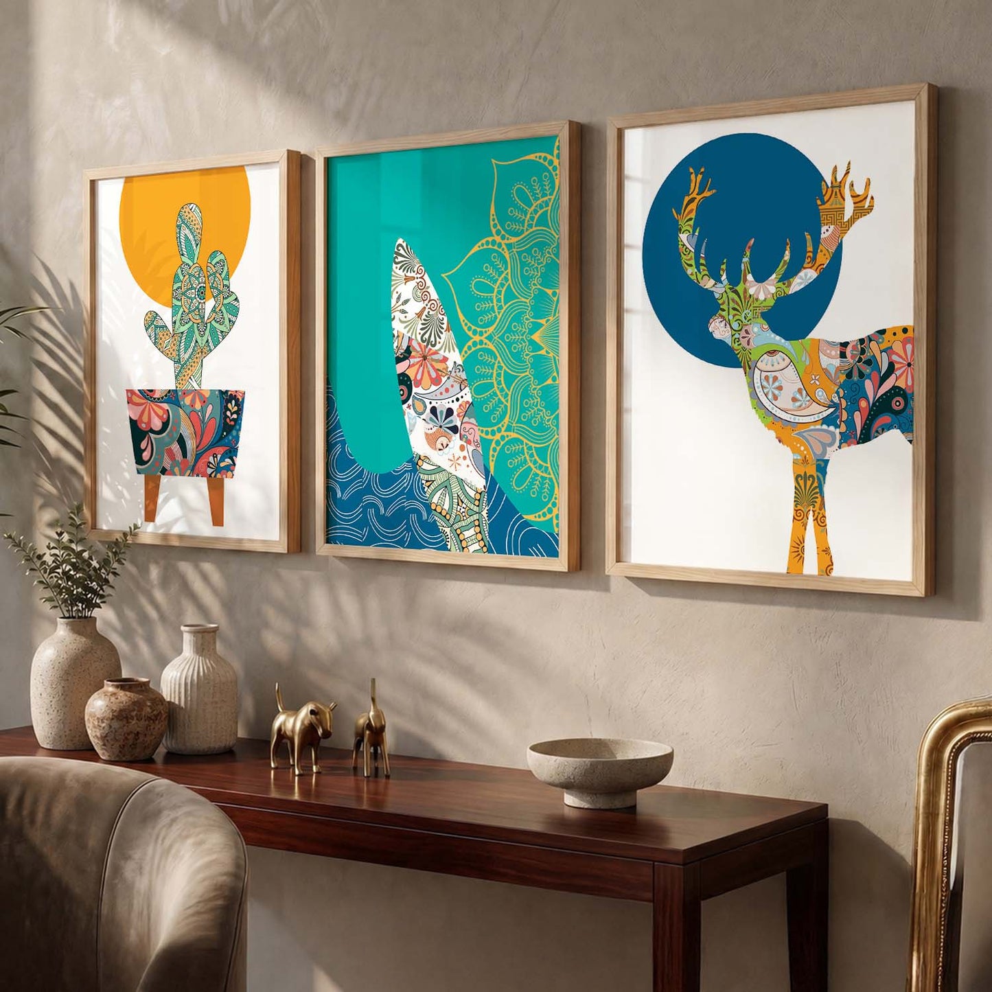 Contemporary Minimalistic Combos - Wall Art for Modern Interiors