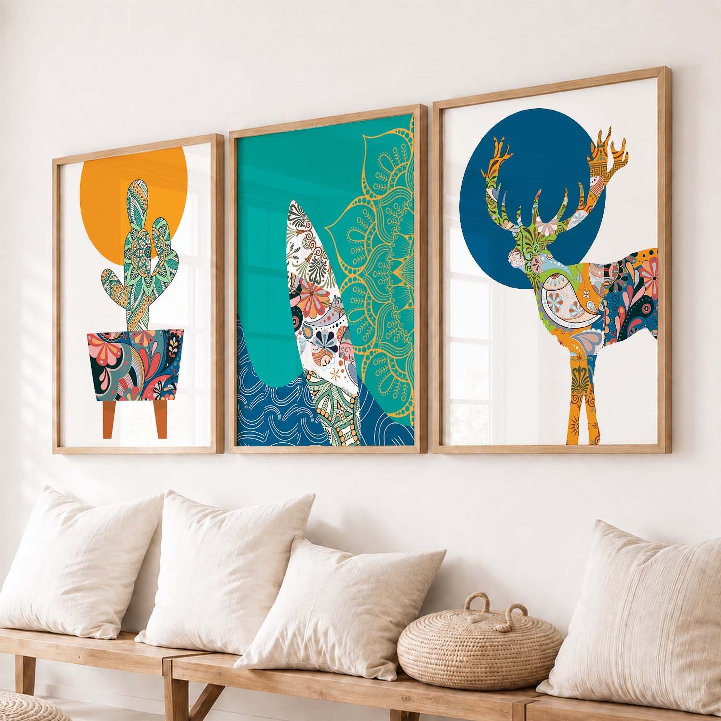 Contemporary Minimalistic Combos - Wall Art for Modern Interiors