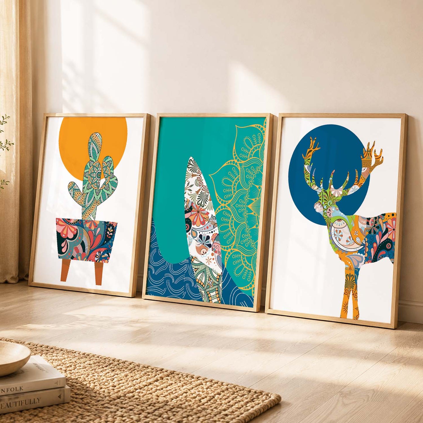 Contemporary Minimalistic Combos - Wall Art for Modern Interiors