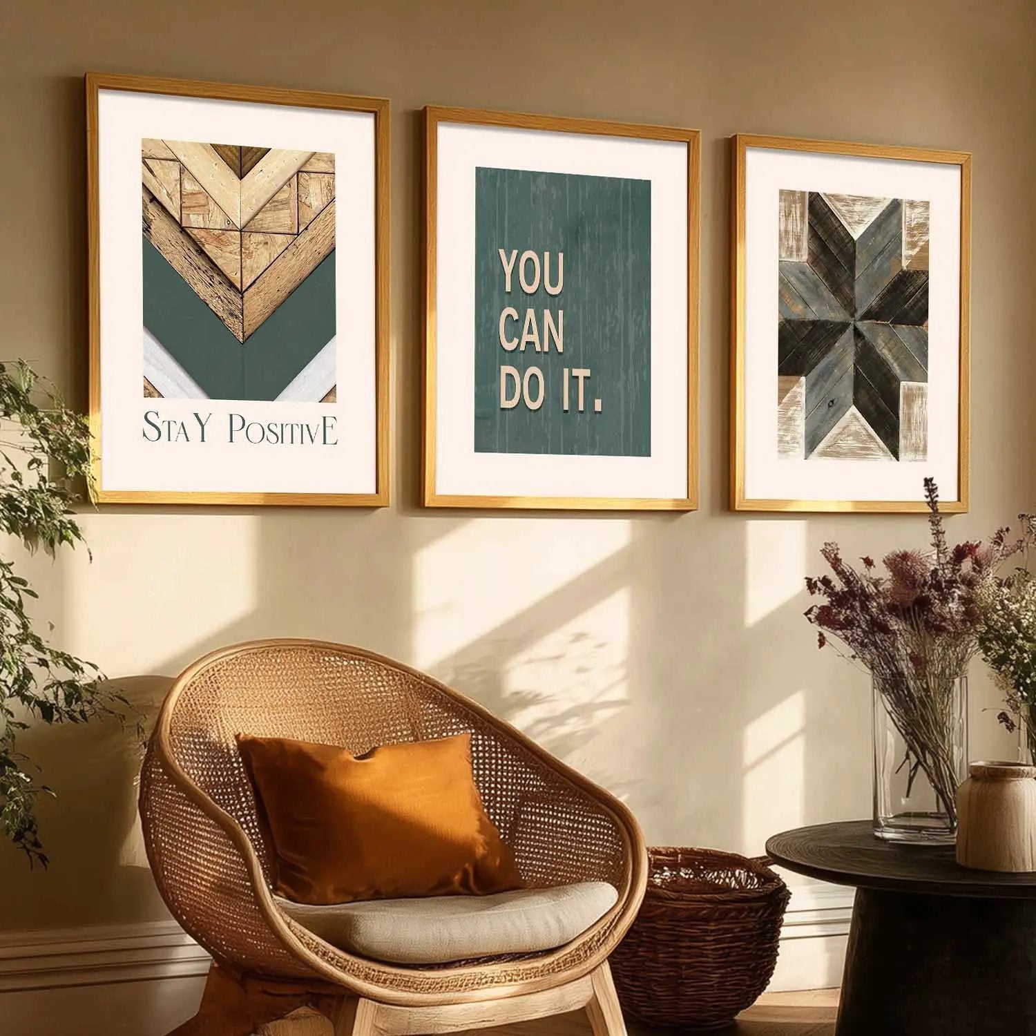 Quote Wall Art Paintings for Living Room - Wall Poster With frames by Kotart store