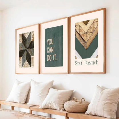 Quote Wall Art Paintings for Living Room - Wall Poster With frames by Kotart store