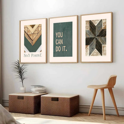 Quote Wall Art Paintings for Living Room - Wall Poster With frames by Kotart store