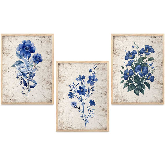 Floral  Wall Art  Paintings for Living Room - Wall Poster With frames