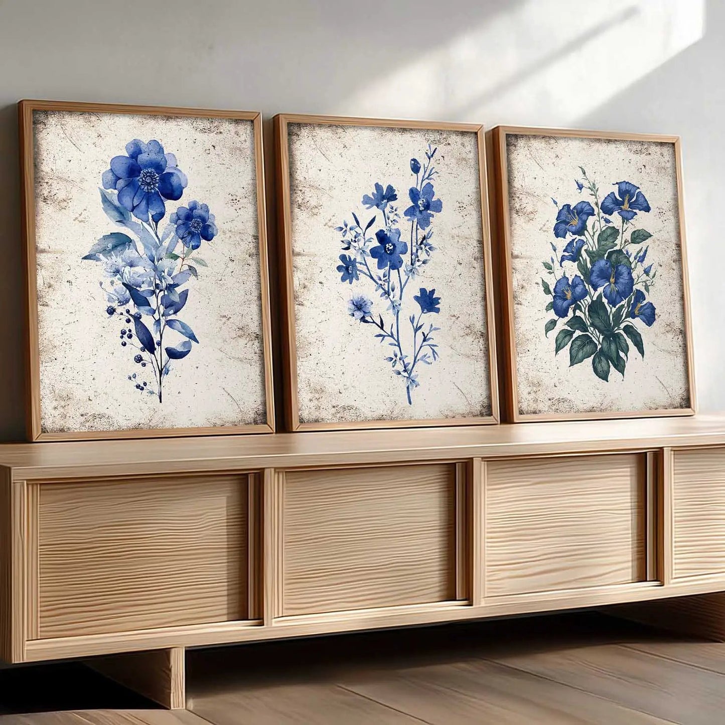 Floral  Wall Art  Paintings for Living Room - Wall Poster With frames