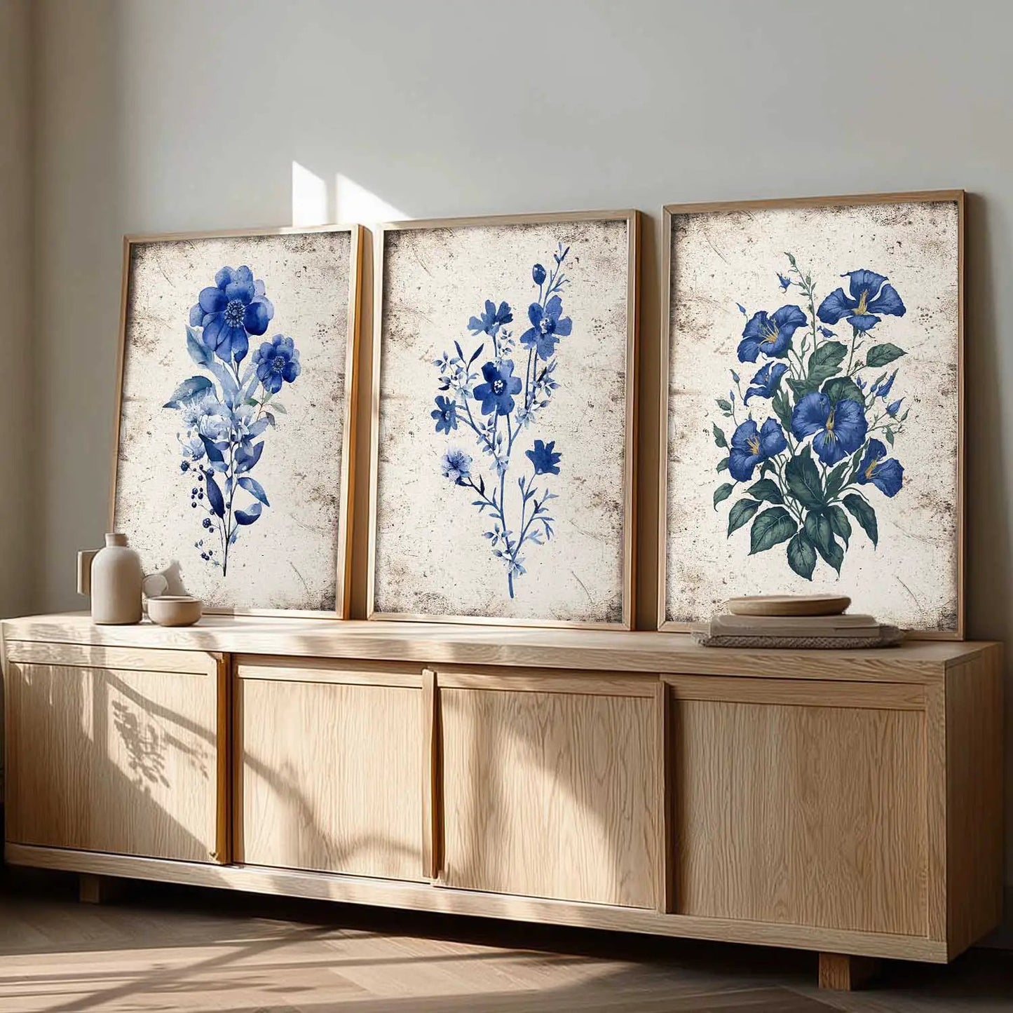 Floral  Wall Art  Paintings for Living Room - Wall Poster With frames