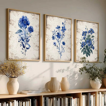 Floral  Wall Art  Paintings for Living Room - Wall Poster With frames
