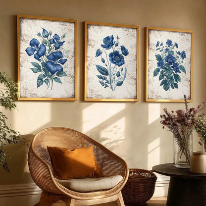 Floral  Wall Art Paintings for Living Room - Wall Poster With frames
