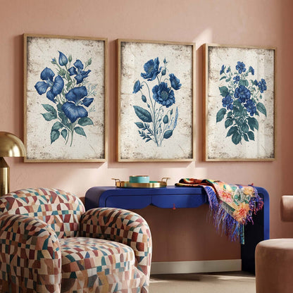 Floral  Wall Art Paintings for Living Room - Wall Poster With frames