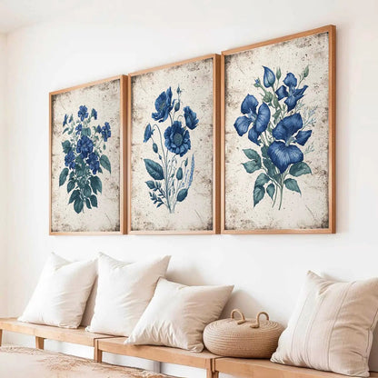 Floral  Wall Art Paintings for Living Room - Wall Poster With frames