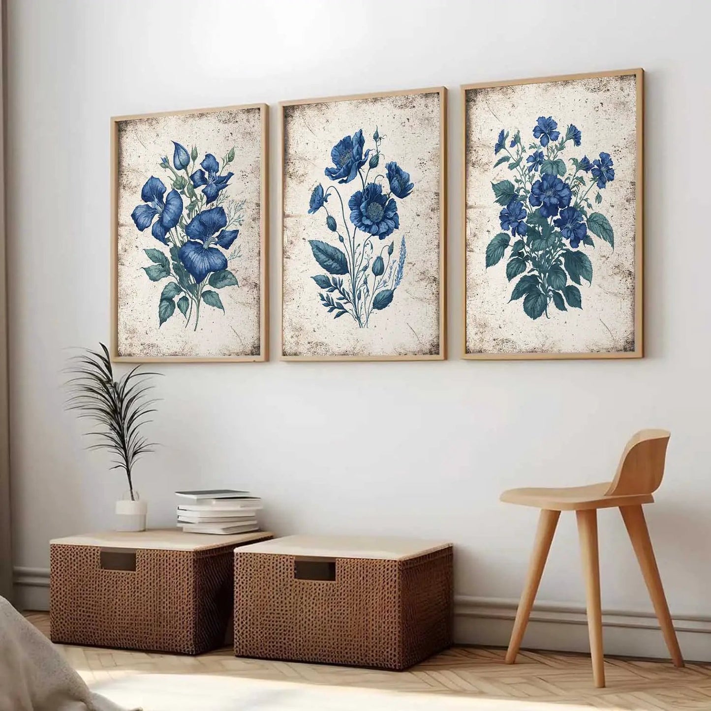 Floral  Wall Art Paintings for Living Room - Wall Poster With frames