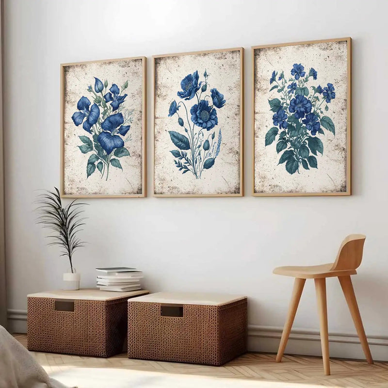 Floral Wall Art Paintings for Living Room - Wall Poster With frames by Kotart store