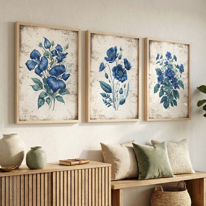 Floral  Wall Art Paintings for Living Room - Wall Poster With frames